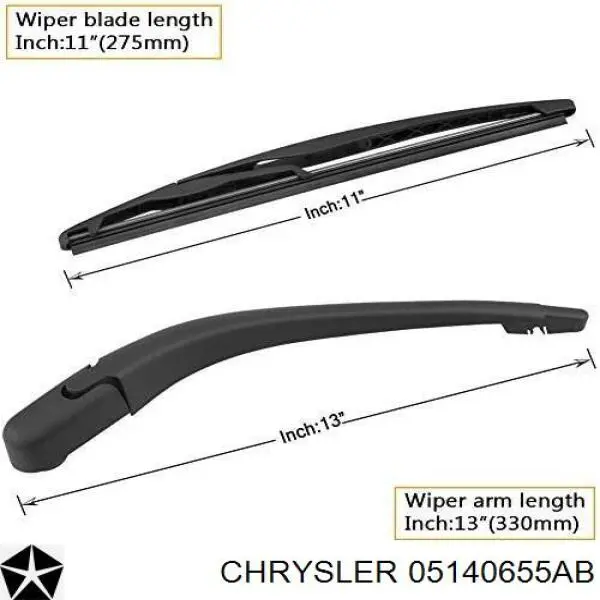 Задня щітка 05140655AB Chrysler