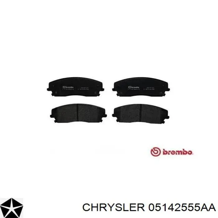 Купити 2AMV3555AA Chrysler Колодки гальмівні передні, дискові