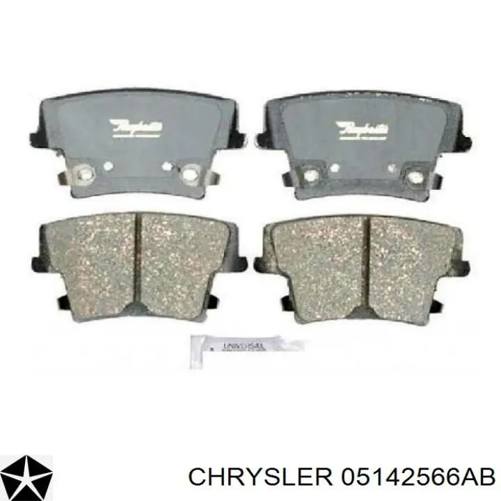 Задні гальмівні колодки 05142566AB Chrysler