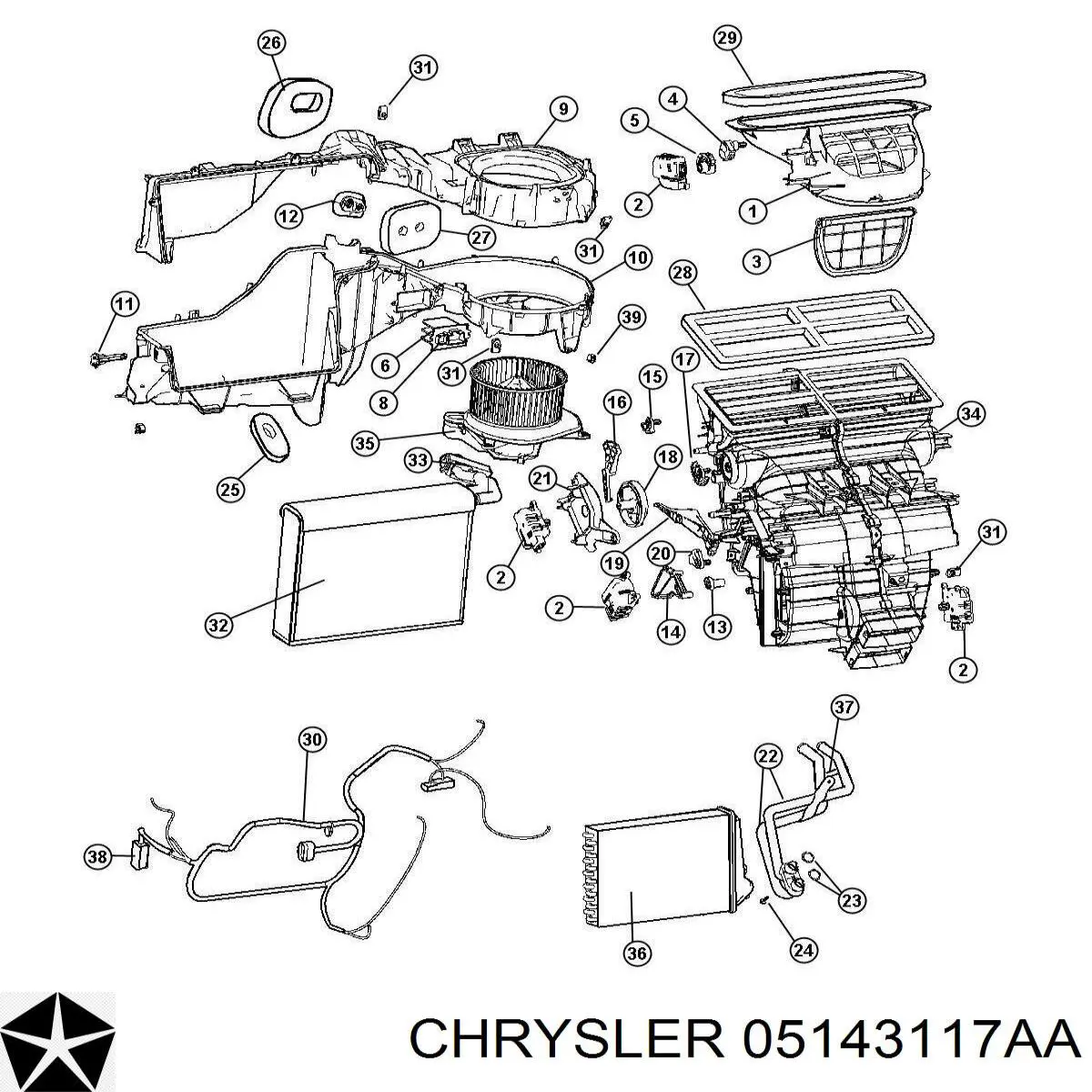 5143117AA Chrysler 