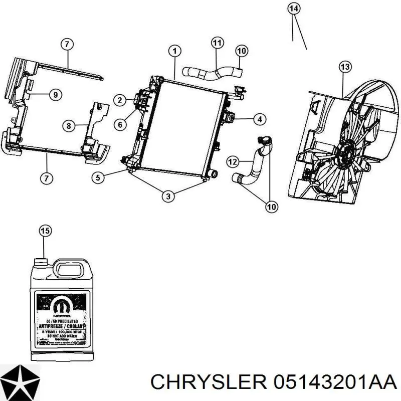 Клапан керування гідроприводом вентилятора охолодження Jeep Grand Cherokee LIMITED (Джип Гранд черокі)