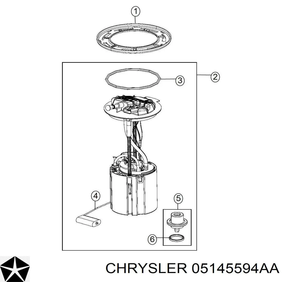  Chrysler 05145594AA ціна, від 157.68 USD