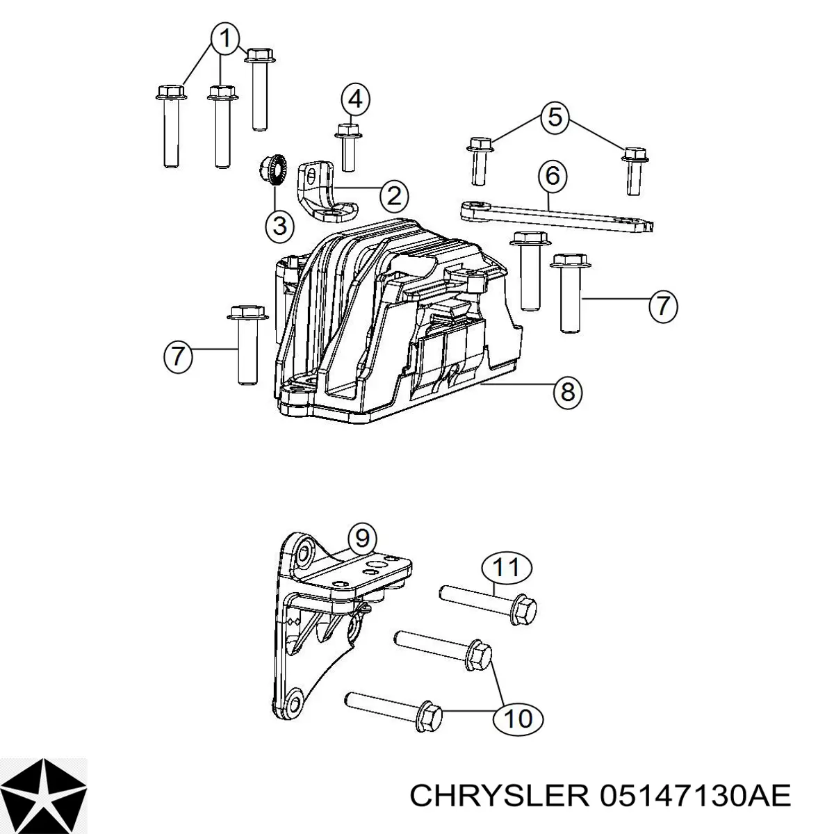 Купити 3335TAW Anchor Подушка (опора) двигуна, права