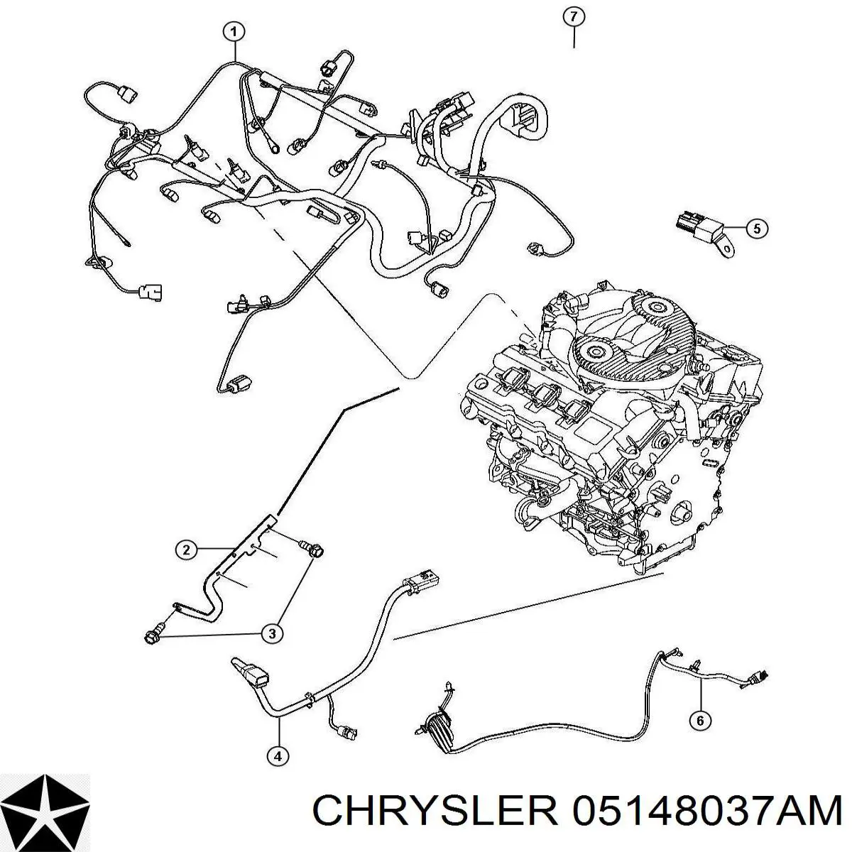  Chrysler 5148037AM ціна, від 61.51 USD