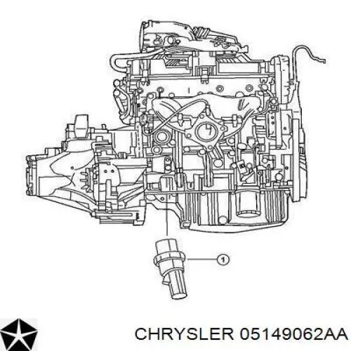 05149062AA Chrysler датчик тиску масла