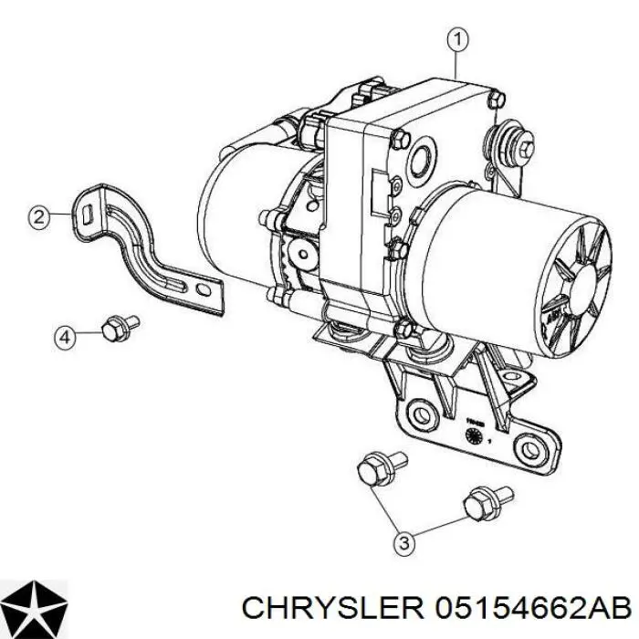 Насос ГПК Chrysler R5154663AB ціна, від 63.34 USD