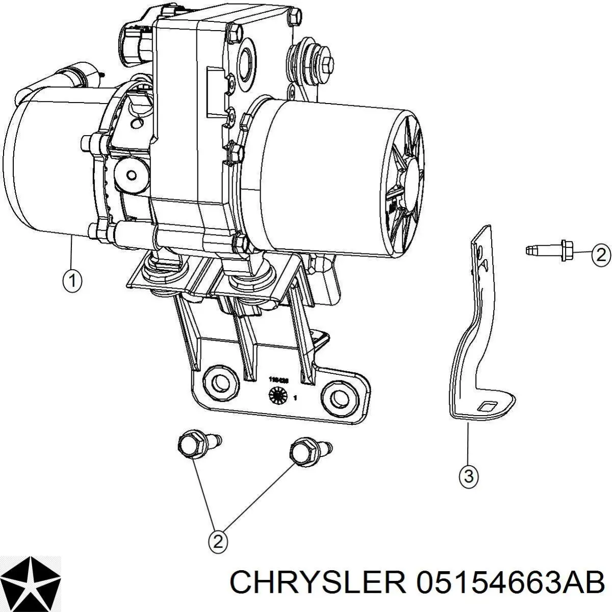 Купити R5154663AB Chrysler Насос гідравліки