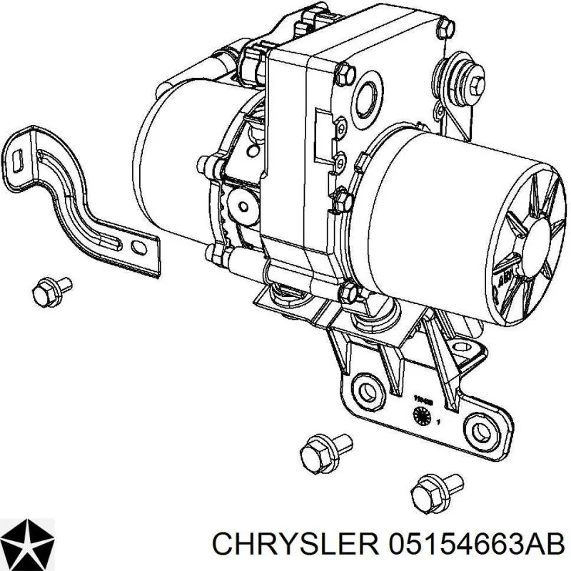5154663AA Chrysler насос гідропідсилювача керма (гпк)