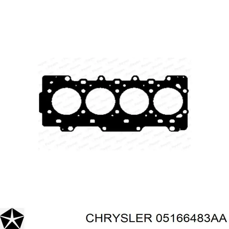 Прокладка головки блока циліндрів (ГБЦ) 05166483AA Chrysler