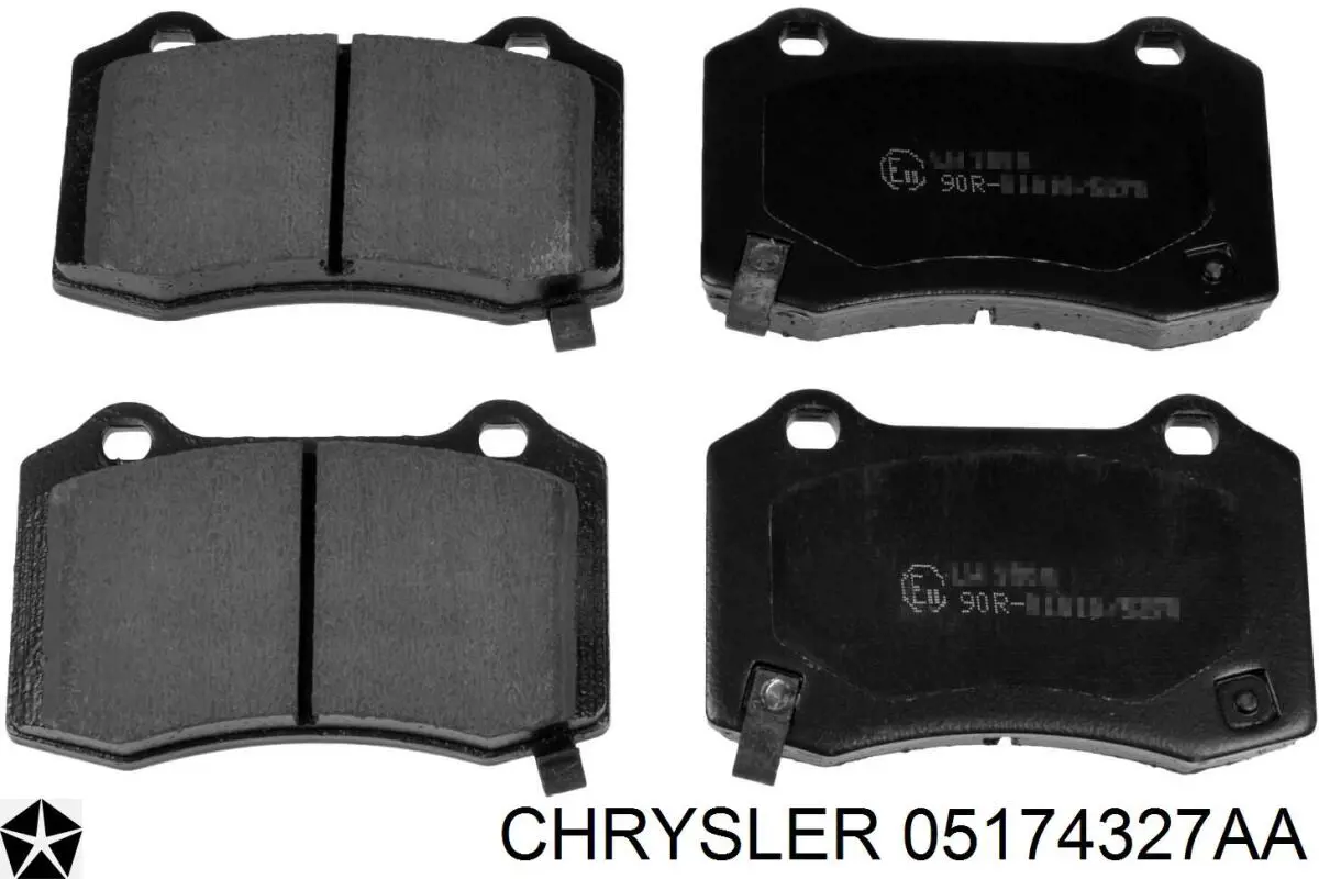 Купити 05174327AA Chrysler Задні колодки