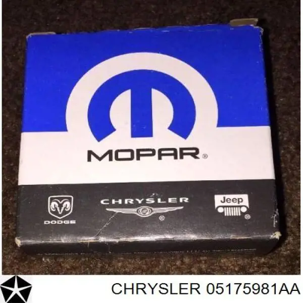 Купити 5017521AA Chrysler Вкладиші колінвала, корінні, комплект, стандарт (STD)