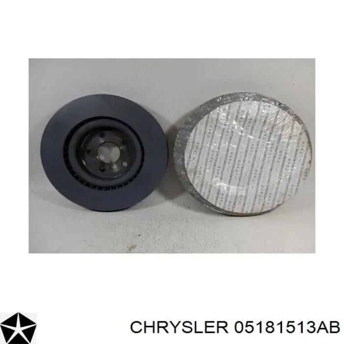 Диск переднього гальма Chrysler 05181513AB ціна, від 118.97 USD