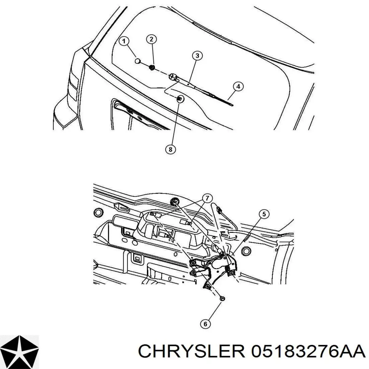  Chrysler 05183276AA ціна, від 44.78 USD
