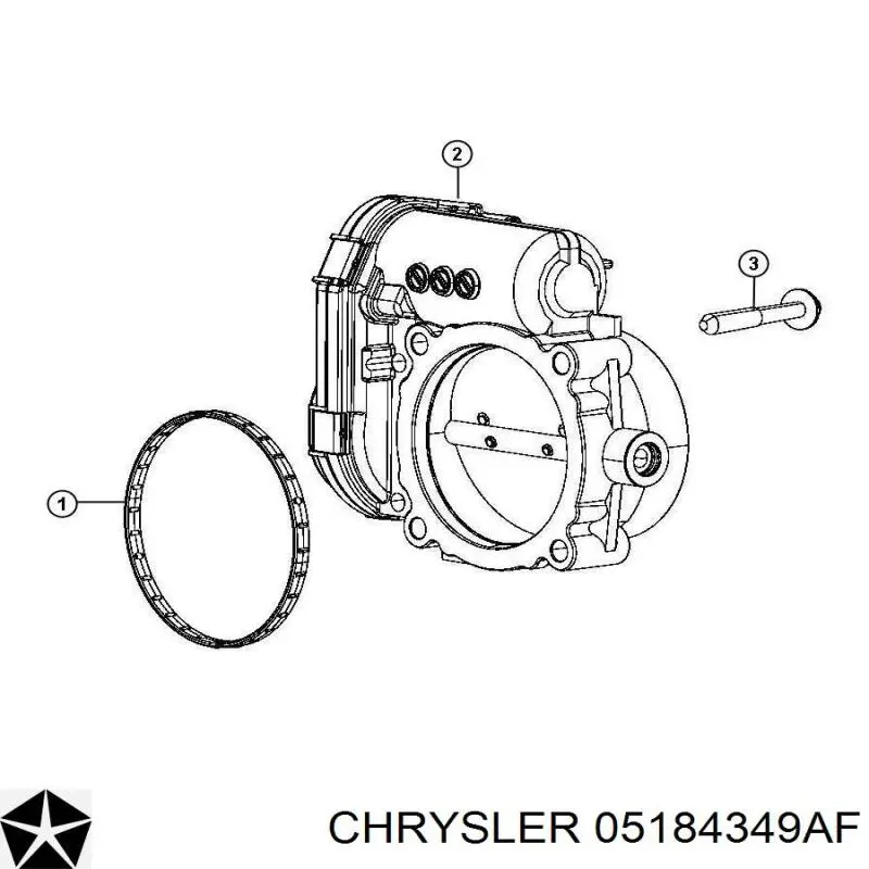 Блок дросельної заслінки Chrysler 5184349AB ціна, від 19.00 USD