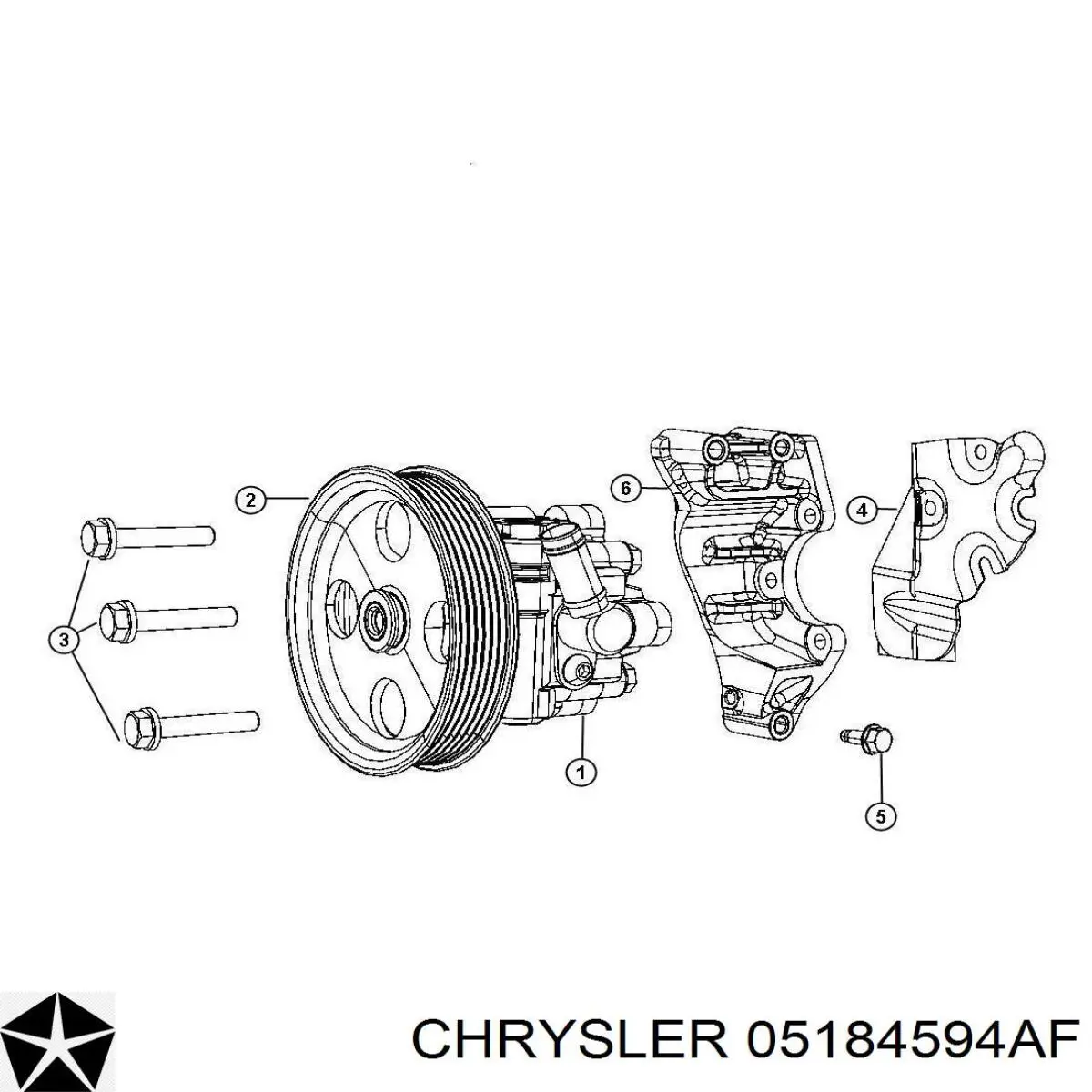 Купити 05184594AF Chrysler 