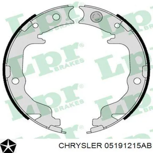 Купити 05191215AB Chrysler Гальмівні колодки гальма стоянки