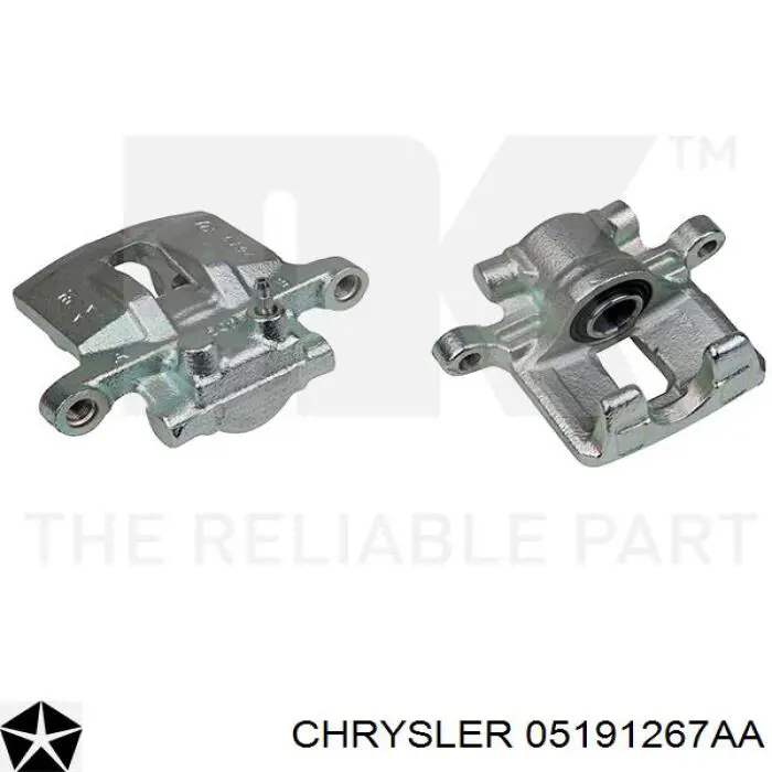 Супорт задній лівий 05191267AA Chrysler