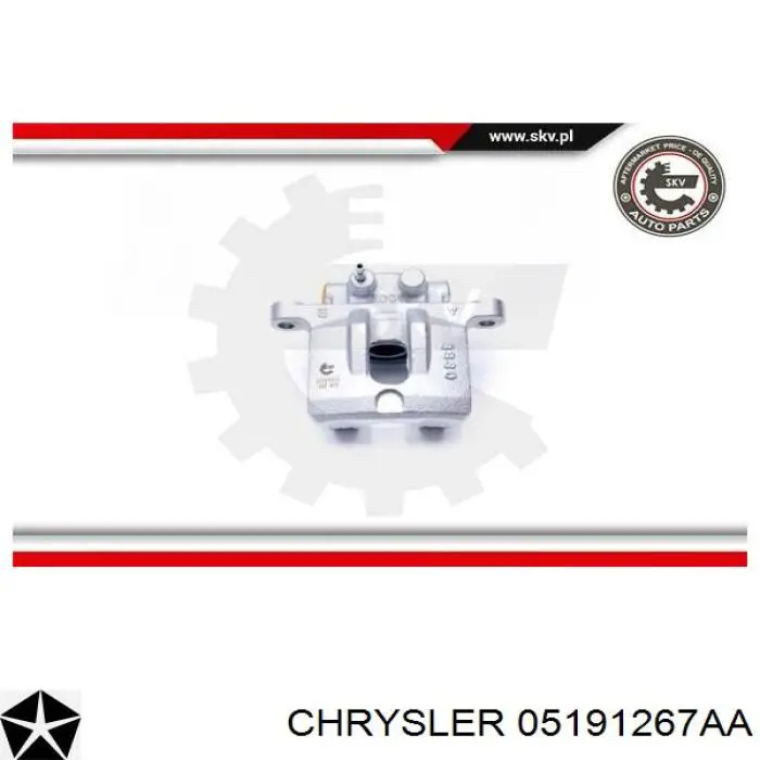 05191267AA Chrysler Супорт гальмівний задній лівий