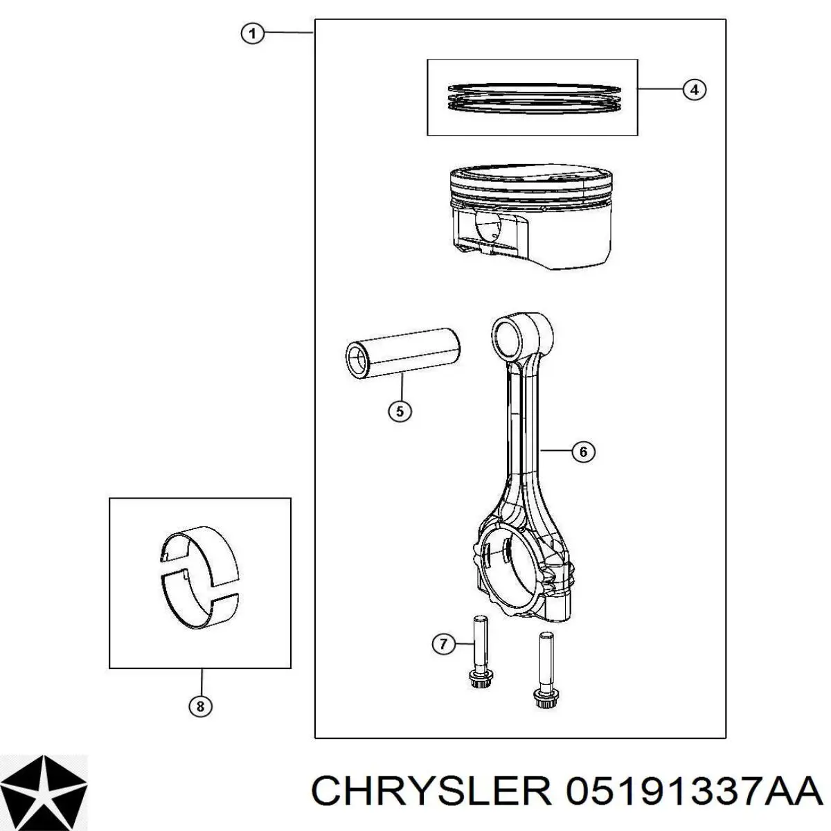 Купити 05191337AA Chrysler 
