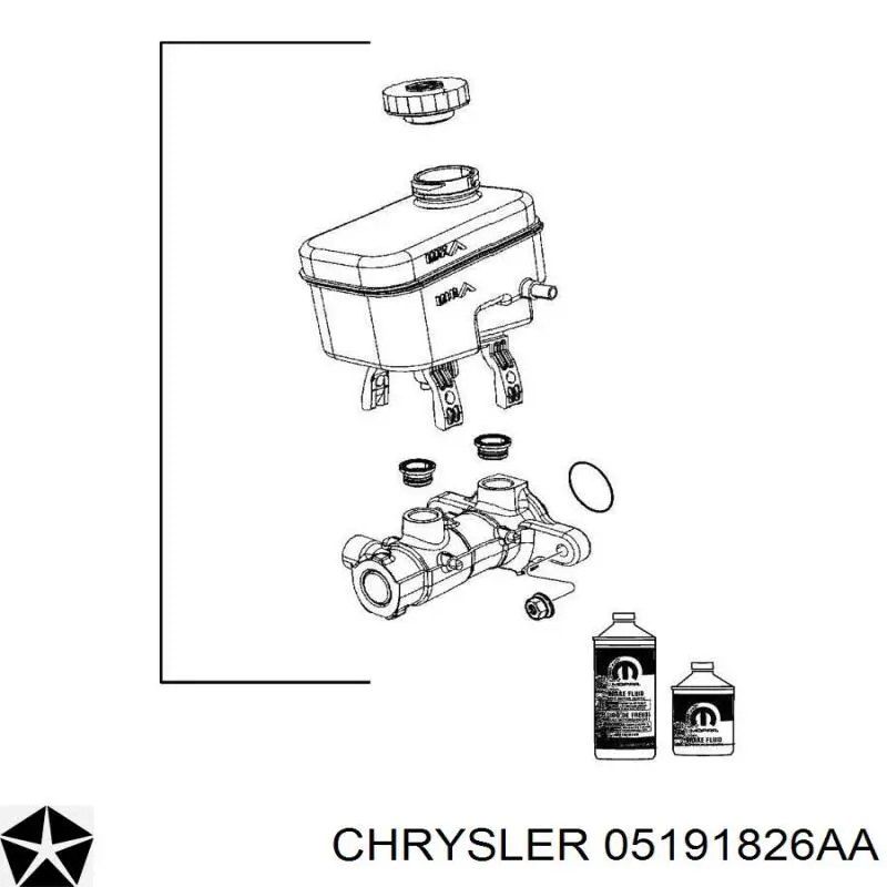 Вакуумника Chrysler 5191826AA ціна, від 3.34 USD
