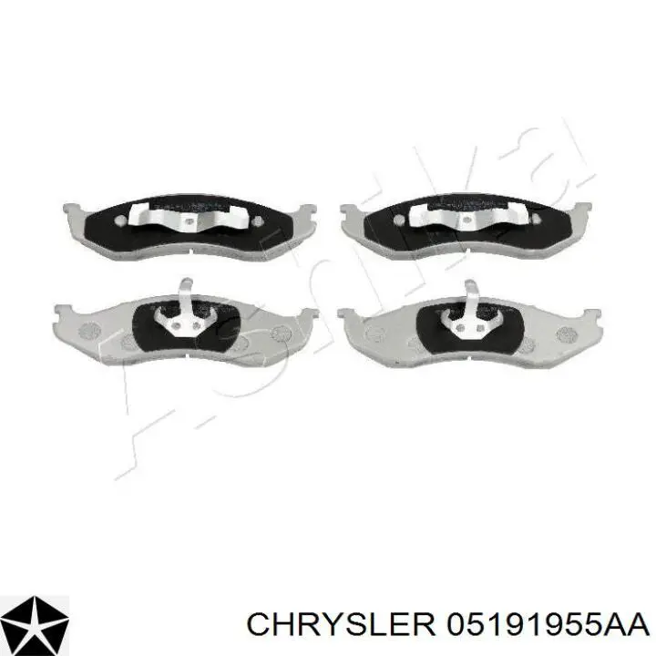 Гальмівні колодки Chrysler 05191955AA ціна, від 29.34 USD