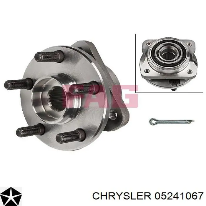 Купити 05241067 Chrysler Маточини передніх коліс