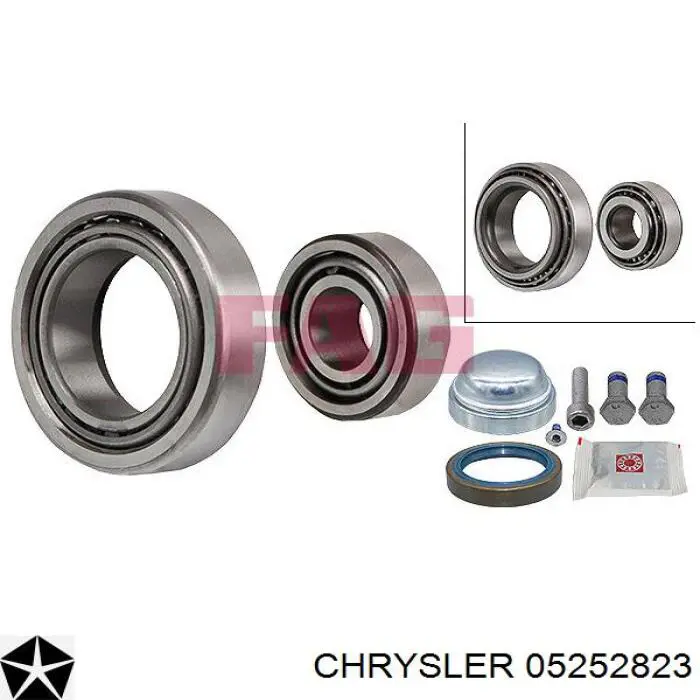 Підшипник маточини задньої, внутрішній Chrysler 05252823 ціна, від 10.34 USD