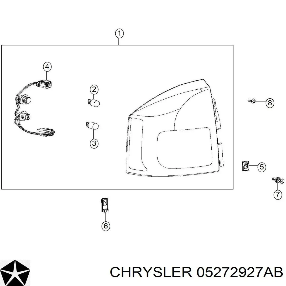  Chrysler 5272927AA ціна, від 100.57 USD