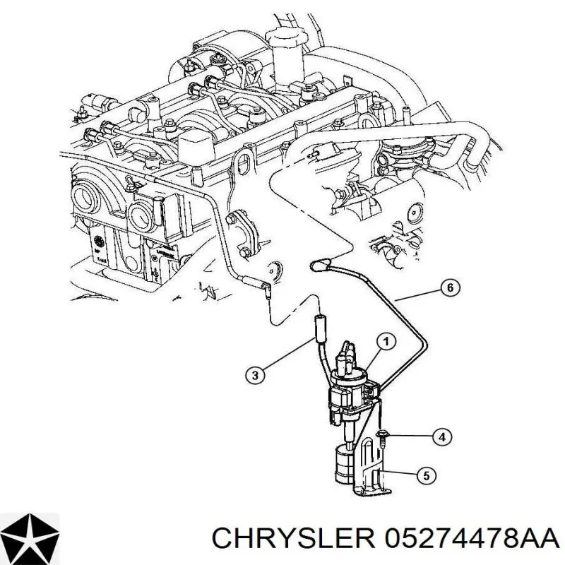  Chrysler 05274478AA ціна, від 29.02 USD