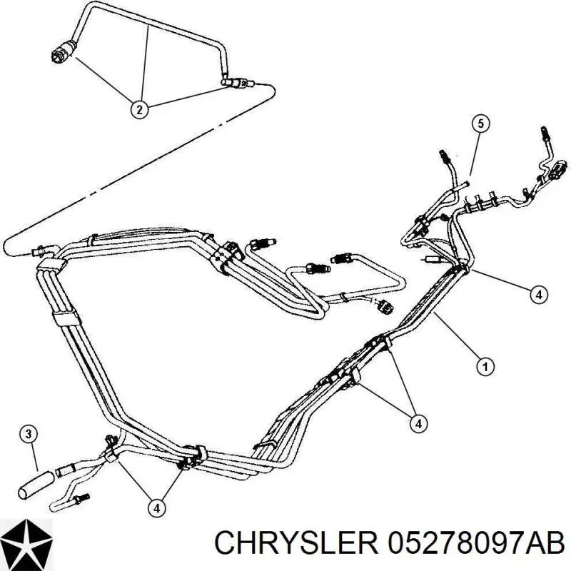 Фільтр тонкого очищення палива Chrysler 05278097AB ціна, від 21.54 USD