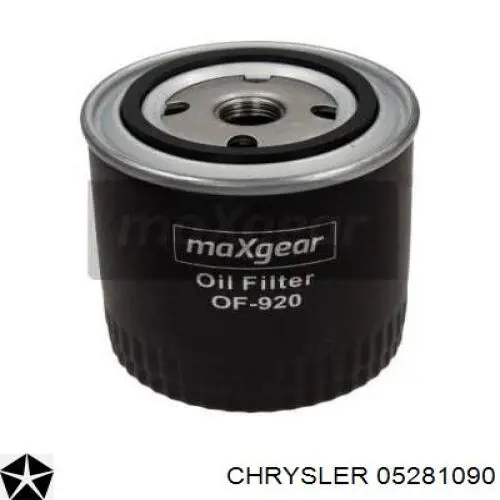 Масляний фільтр двигуна Chrysler 05281090 ціна, від 7.87 USD