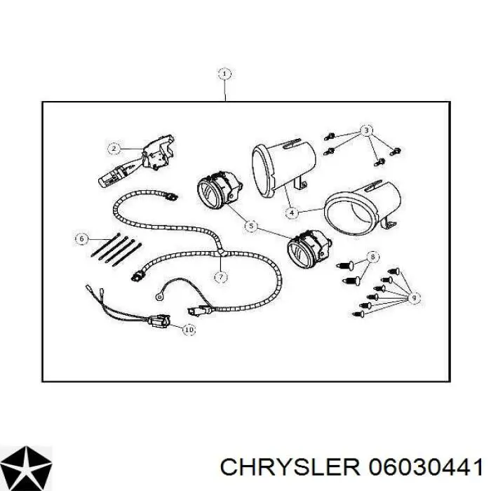 Купити 06030441 Chrysler Пістон (кліп) кріплення бампера заднього