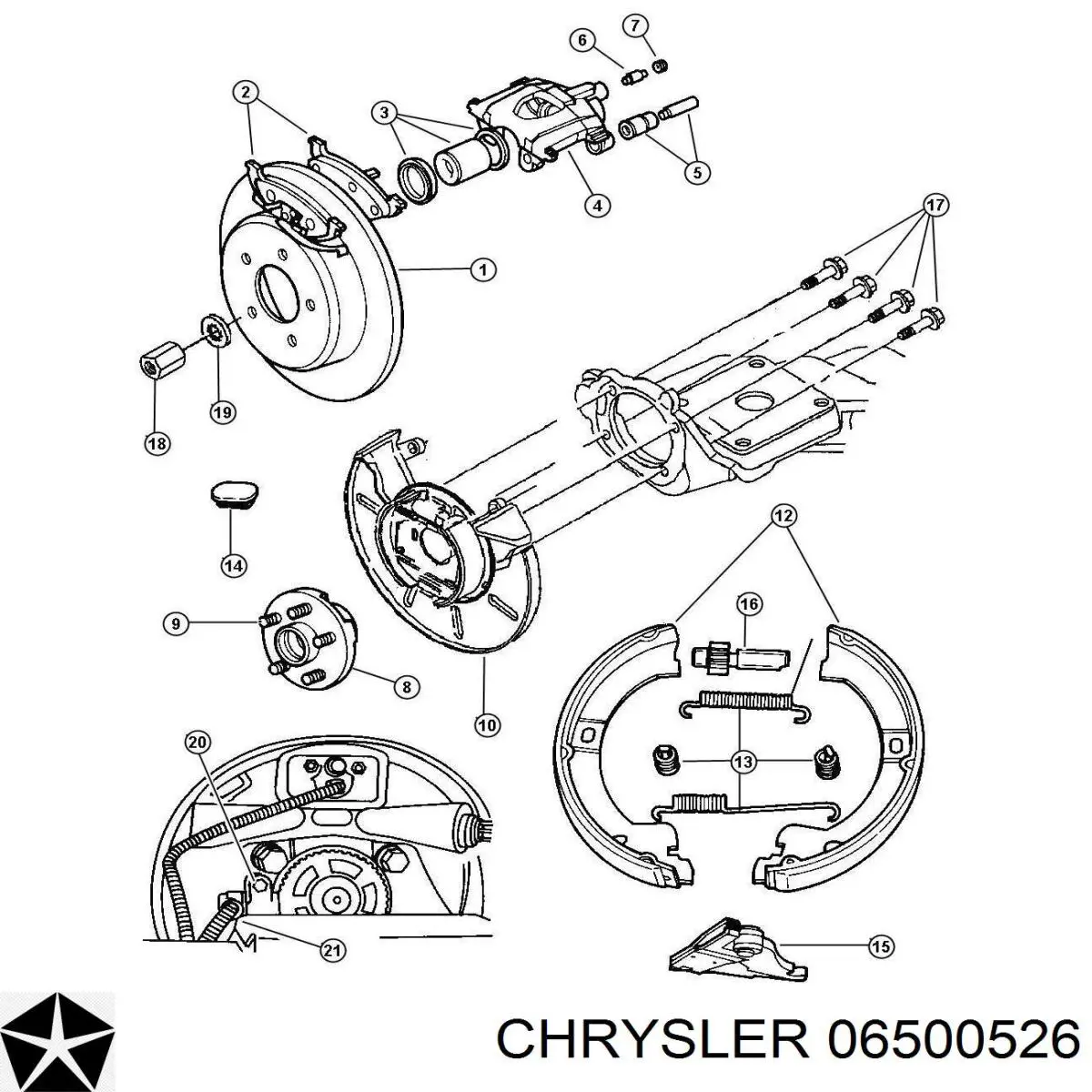 Купити 06500526 Chrysler Колісні гайки