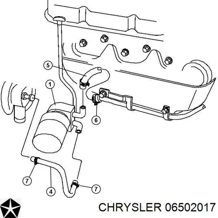 Вакуумника Chrysler 6502017 ціна, від 5.41 USD
