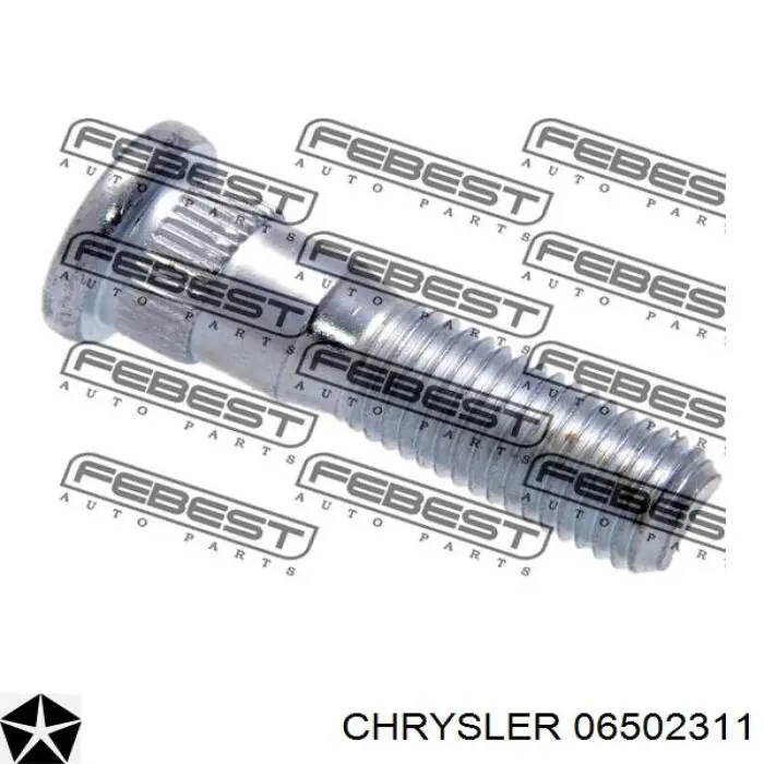 06502311 Chrysler шпилька колісна, задня