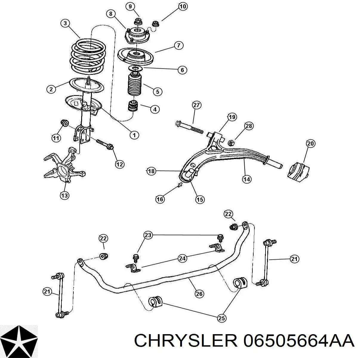 Купити K06505664AA Fiat/Alfa/Lancia 