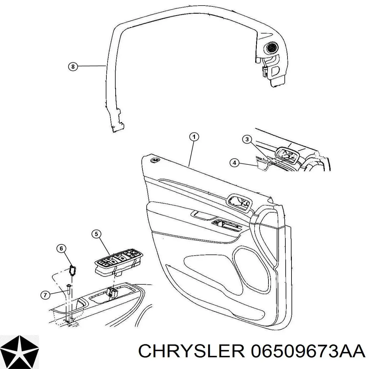 Купити 06509673AA Chrysler 