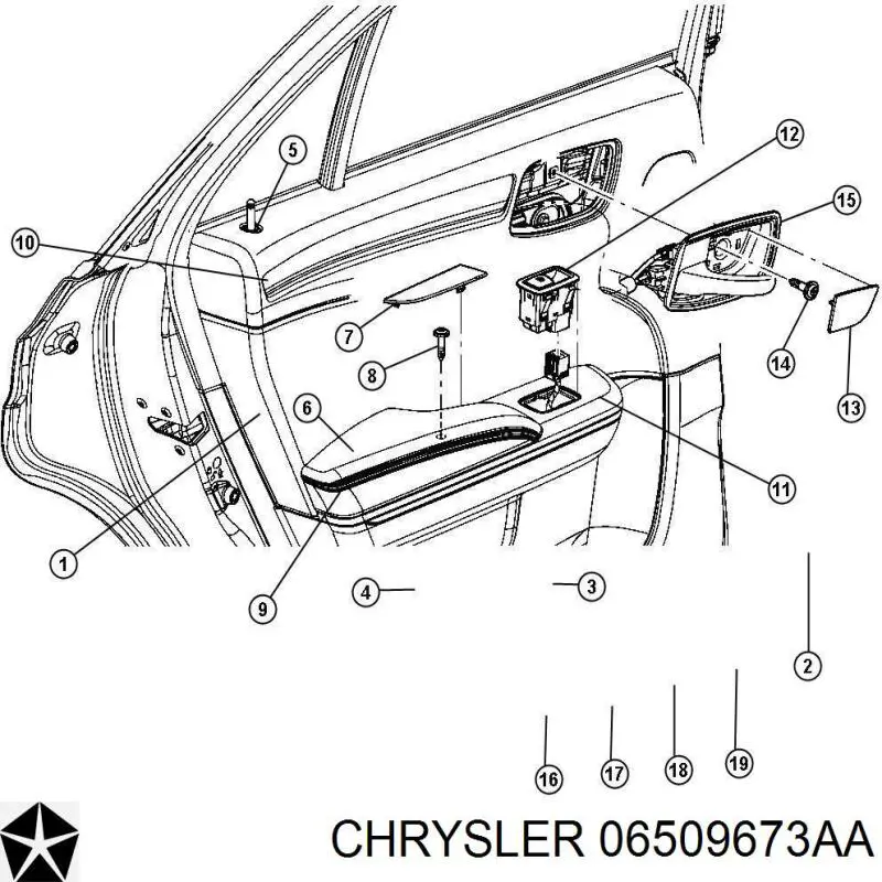 Купити 6509673AA Chrysler 