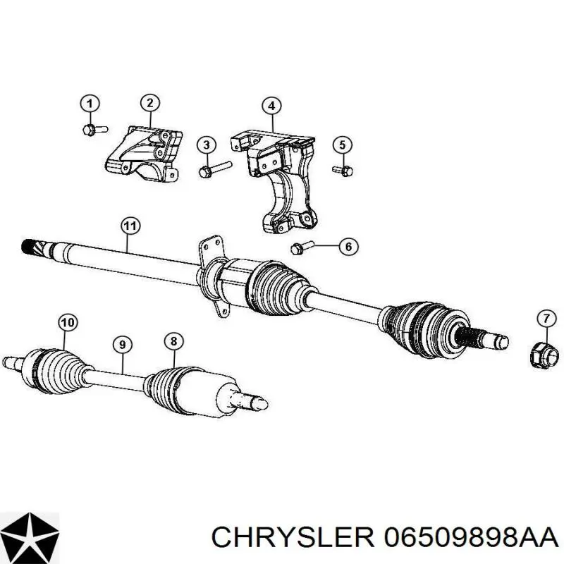 Купити 6509898AA Chrysler 
