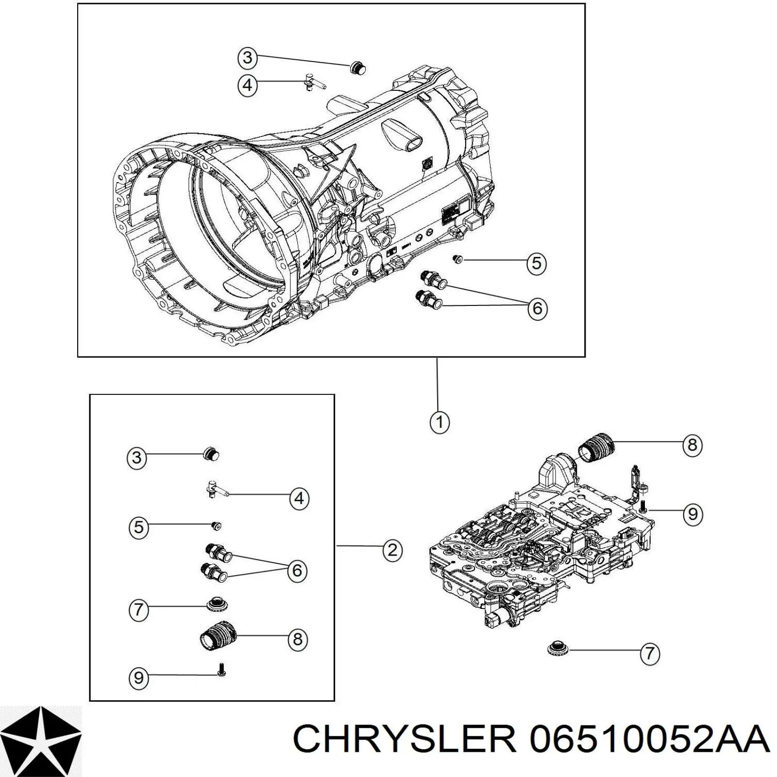 Купити 06510052AA Chrysler Піддон АКПП