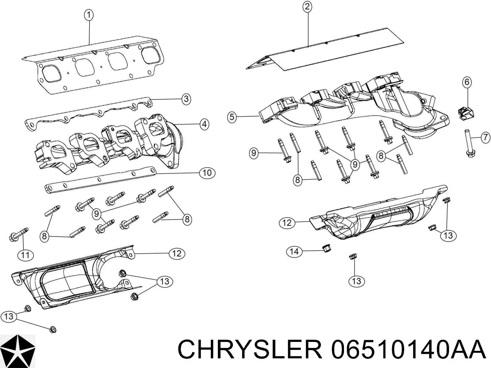 06510140AA Chrysler 