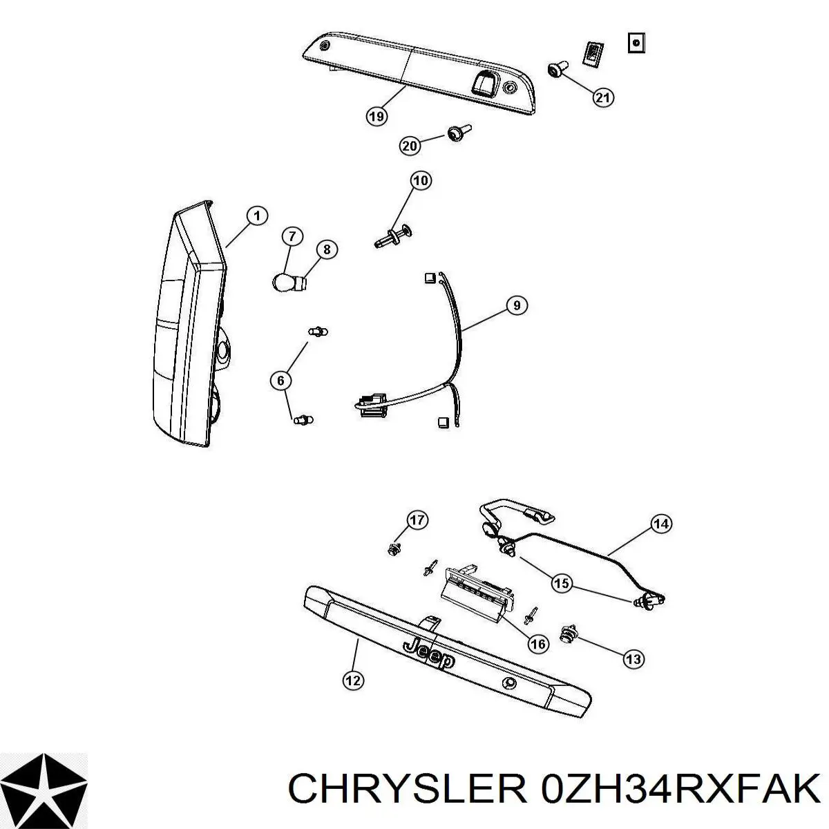  Chrysler ZH34RXFAK ціна, від 44.39 USD