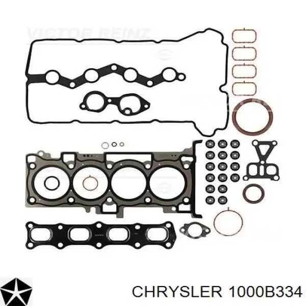 1000B334 Chrysler Набір прокладок двигуна