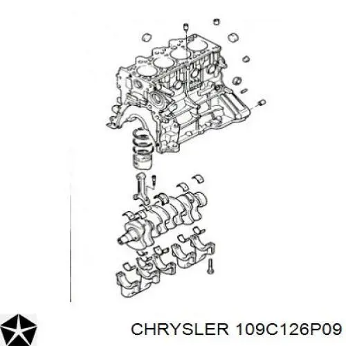 ДВЗ Chrysler 109C126P09 ціна, від 367.42 USD