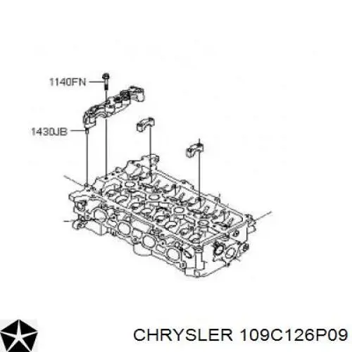 Купити 109C126P09 Chrysler Двигун