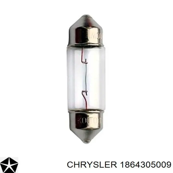 Лампочка плафону освітлення салону/кабіни Chrysler 1864305009 ціна, від 0.43 USD