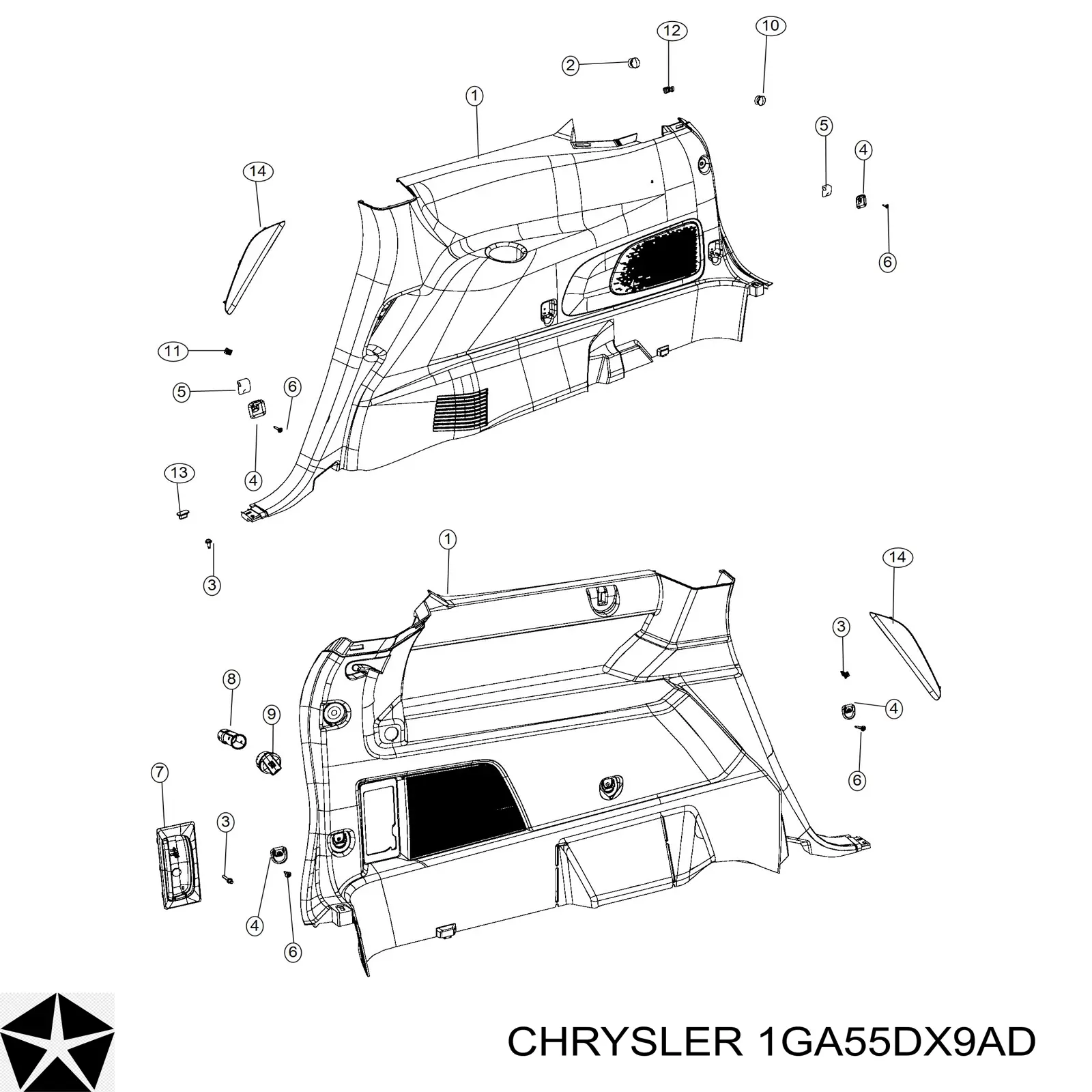Купити 1GA55DX9AD Chrysler 