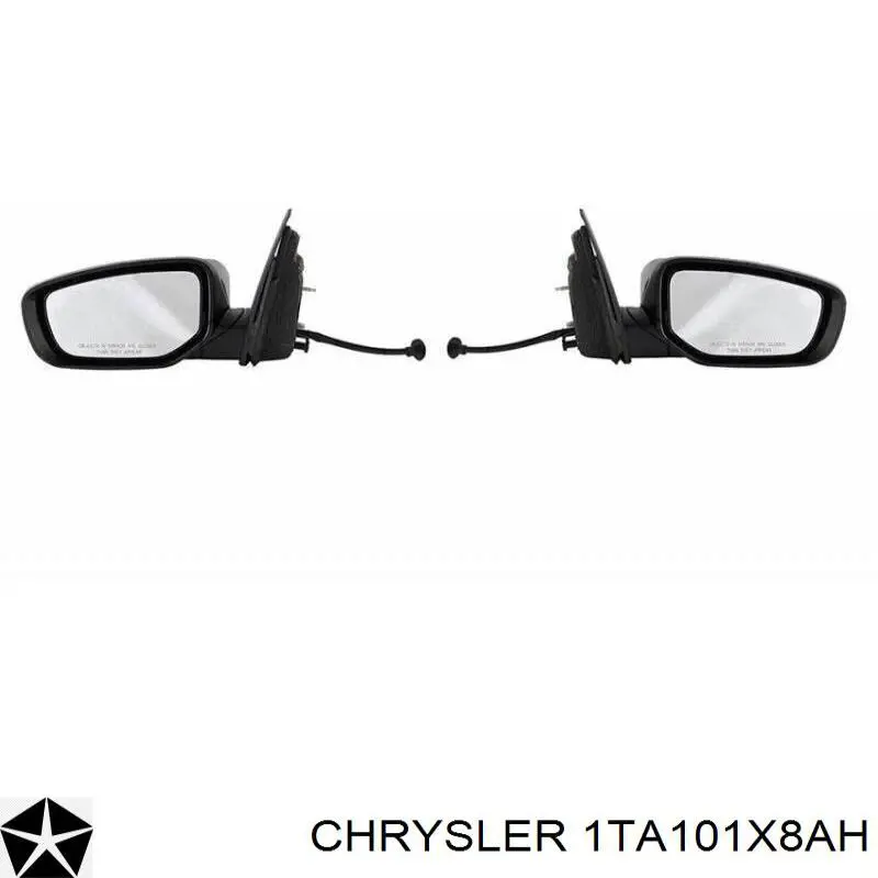 1TA101X8AH Chrysler Праве дзеркало заднього виду