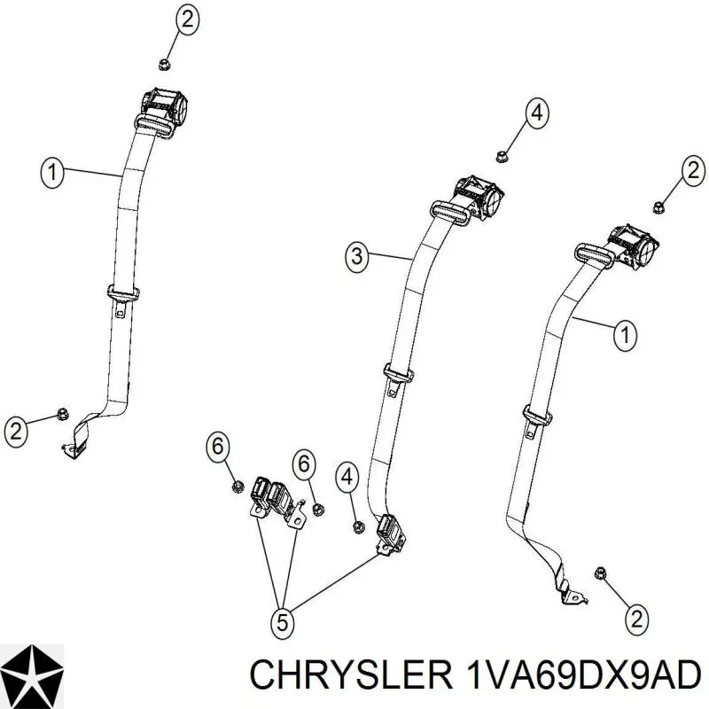  Chrysler 1VA69DX9AC ціна, від 10.40 USD