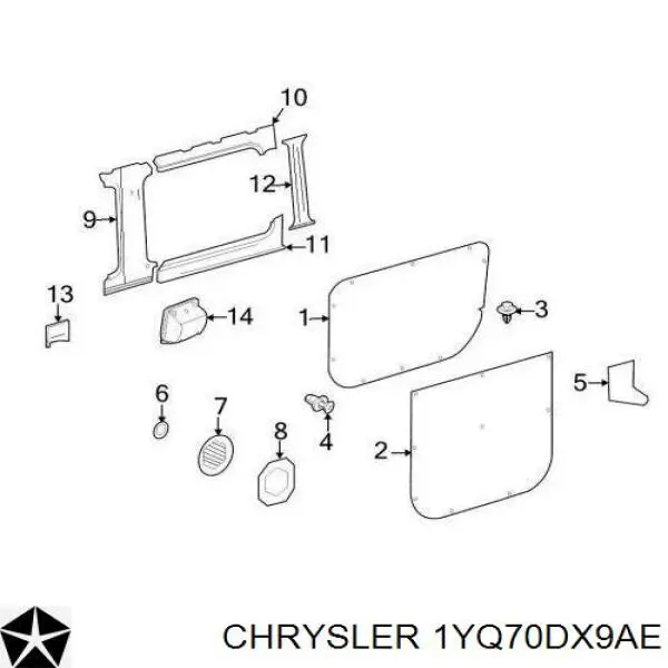 1YQ70DX9AF Chrysler 